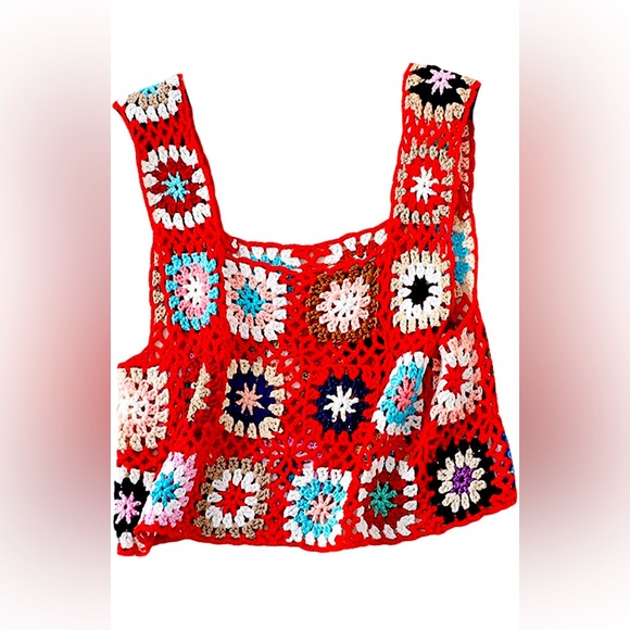 Tops - Crochet Tank Top - One Size